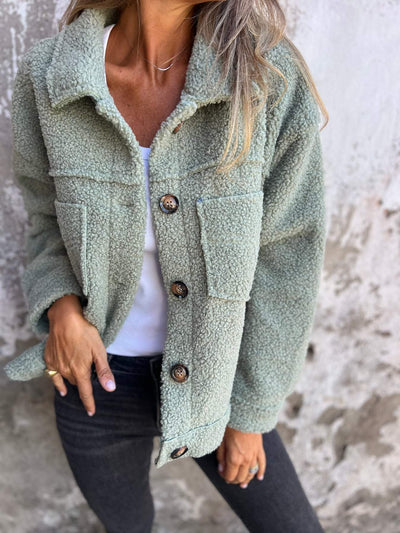 Blythe | Mjuk jacka med knappar