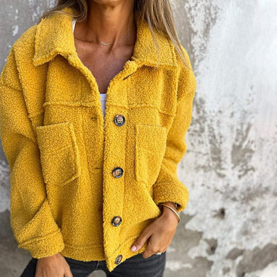 Blythe | Mjuk jacka med knappar